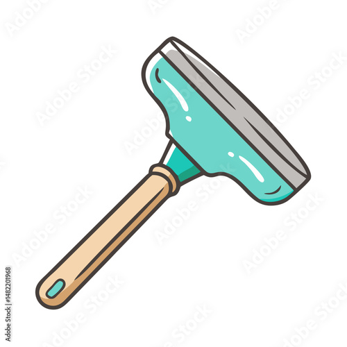 squeegee icon, squeegee vector illustration-simple illustration of squeegee, perfect for squeegee logos and icons