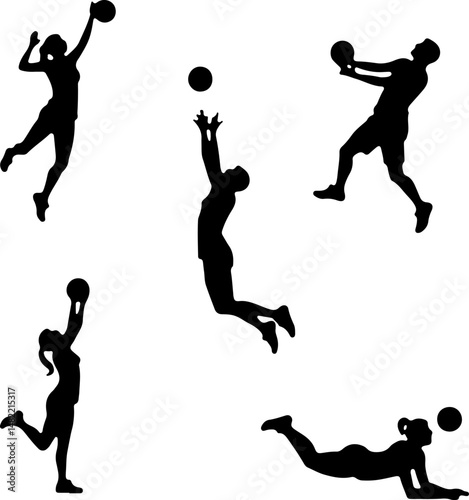 Table Tennis Player Silhouette