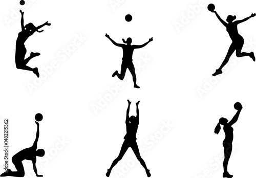 Table Tennis Player Silhouette