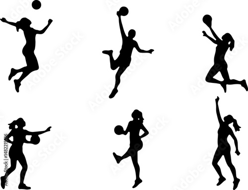 Table Tennis Player Silhouette