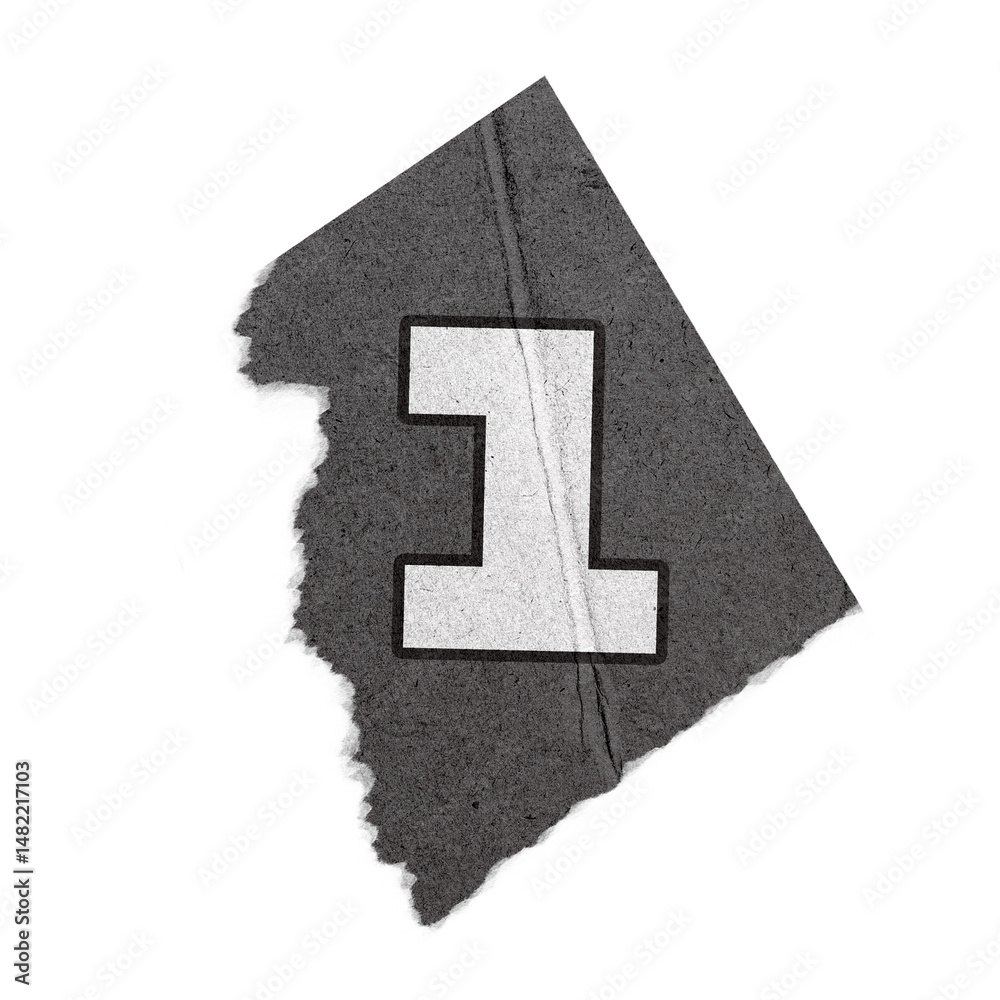 Fototapeta premium Ransom Note Number