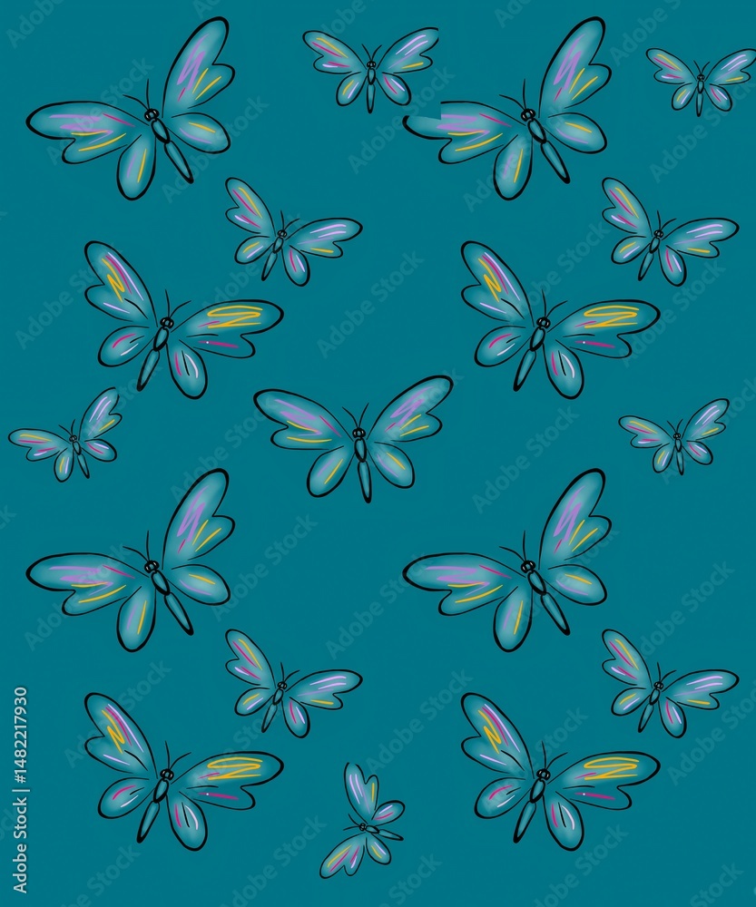 Fototapeta premium Butterfly of freedom