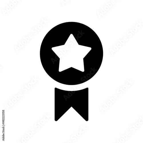 星のメダルのアイコンイラスト