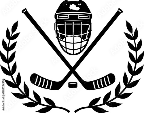 Hockey vector Silhouette