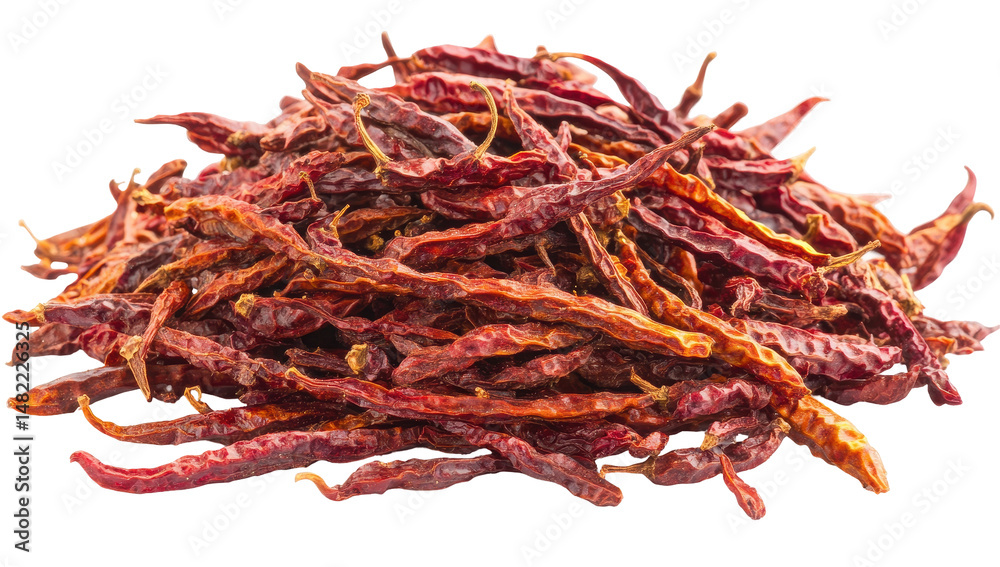Fototapeta premium dried red hot chili peppers