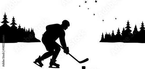 Golf Swing Silhouette