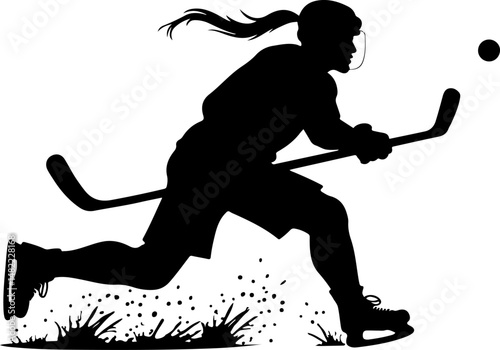 Hockey vector Silhouette