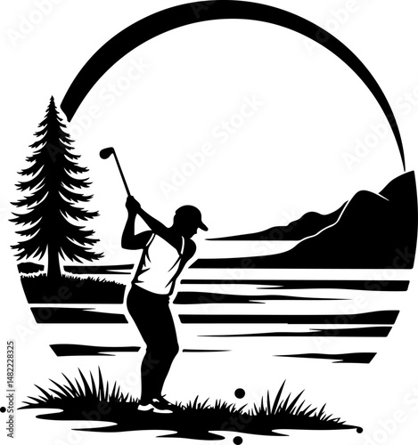 Hockey vector Silhouette