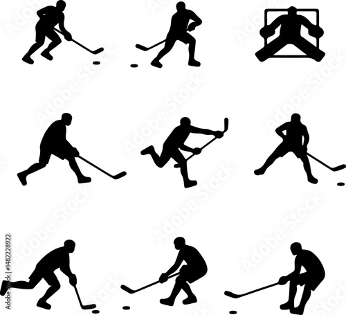 American Hockey Vector