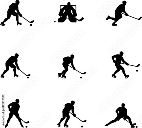 American Hockey Vector