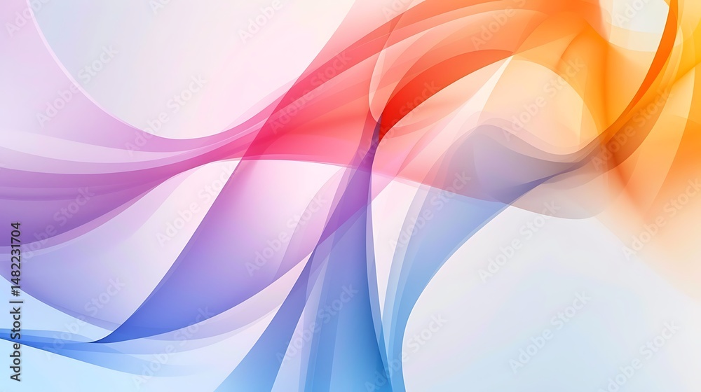 Naklejka premium Colorful Abstract Geometric Background