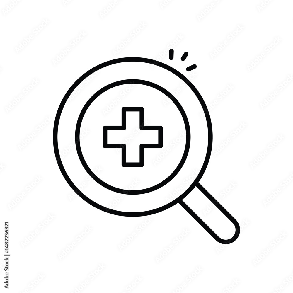 Fototapeta premium Zoom In Vector icon