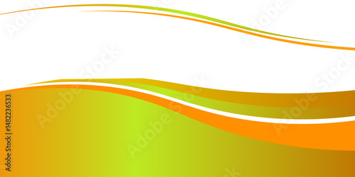 orange and white business wave banner background. overlapping vector waves background eps 10