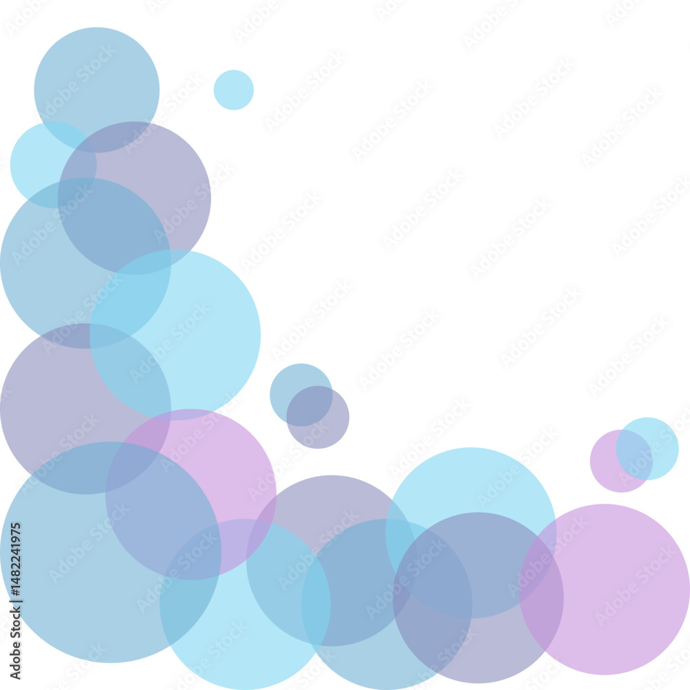 Transparant Bubbles Corner