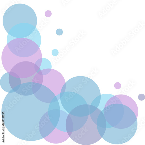 Transparant Bubbles Corner