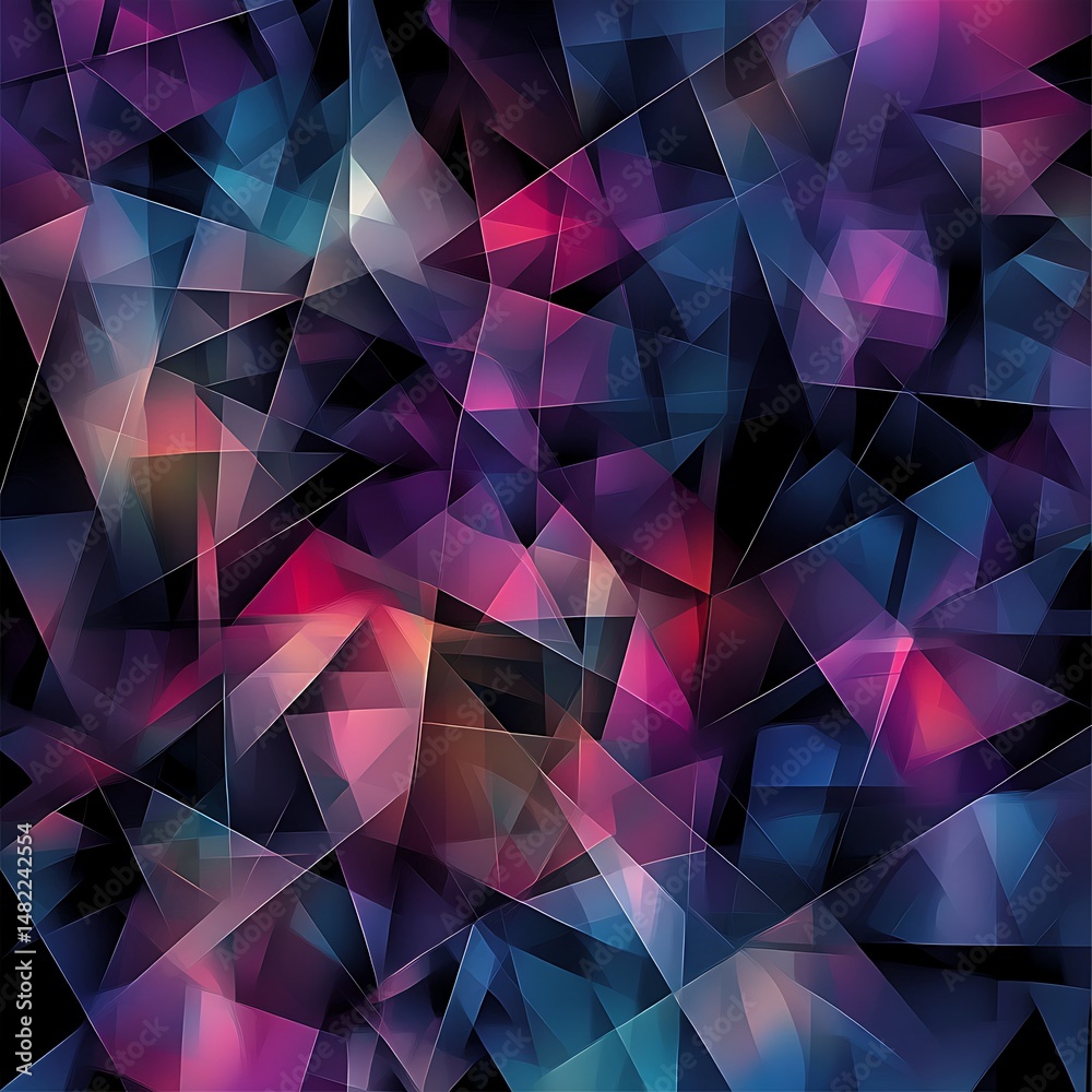 Fototapeta premium Colorful Abstract Geometric Background