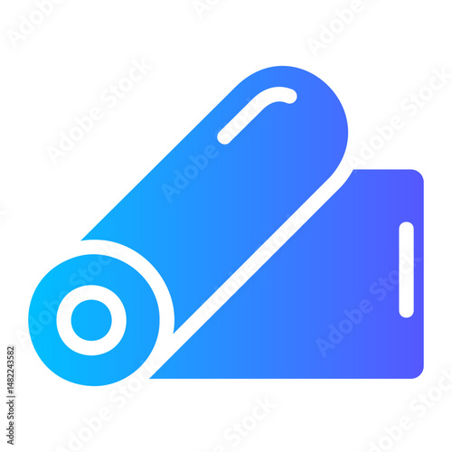  yoga mat  Gradient icon