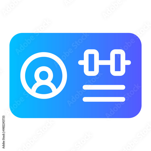 member card Gradient icon