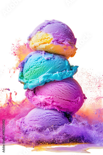 rainbow ice cream 