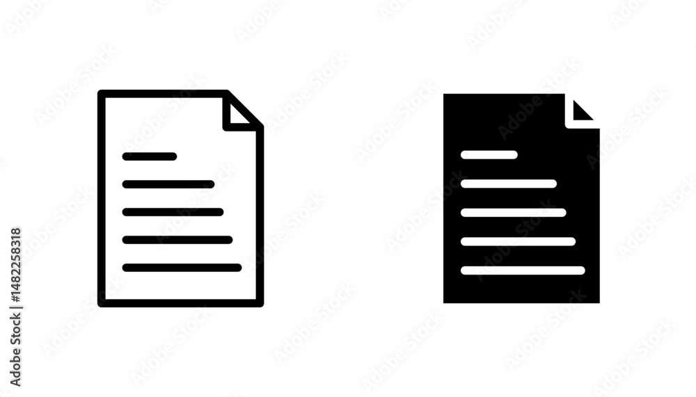 Form icon in editable stroke and flat vector illustrations Form icon in editable stroke and flat vector illustrations