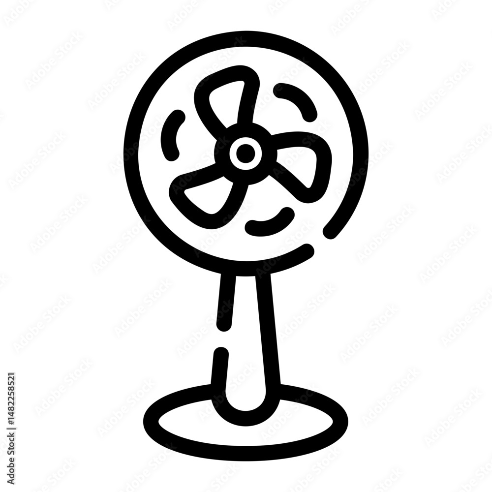 Obraz premium fan Line Icon