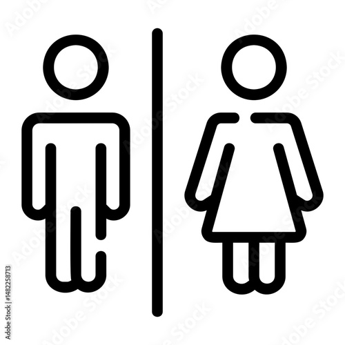 toilet Line Icon