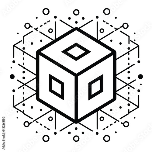 2D proposition web icon in line style  Icons, Flat lay Icon