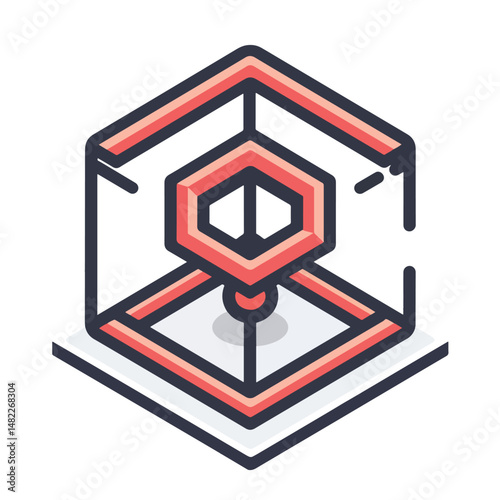 2D proposition web icon in line style  Icons, Flat lay Icon