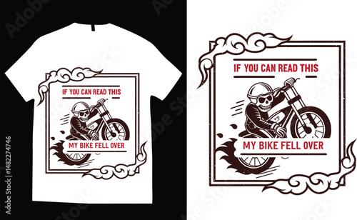 Motorcycle-themed skull helmet with crossed pistons and rebel rider elements,  engine parts, wings, and flames, the composition evokes fire, speed, and power, t-shirt design vector illustration.