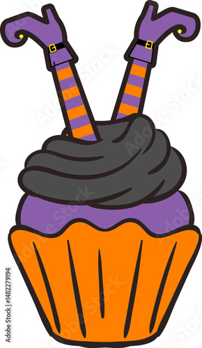 halloween cupcake