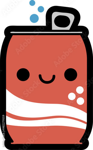 kawaii coca can