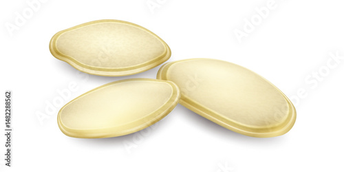 Pumpkin seeds. Close-up. Natural product used in cooking, healthy eating and agriculture. Suitable for packaging, agro-themed content, advertising of farming, ecology and organic farming