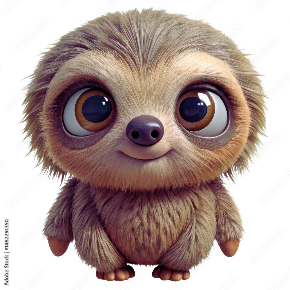 Fototapeta premium Isolated Cute Pet on Transparent Background