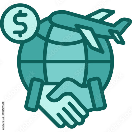 Global Trade solid icon
