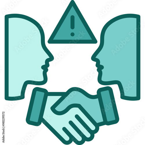 Conflict Resolution solid icon