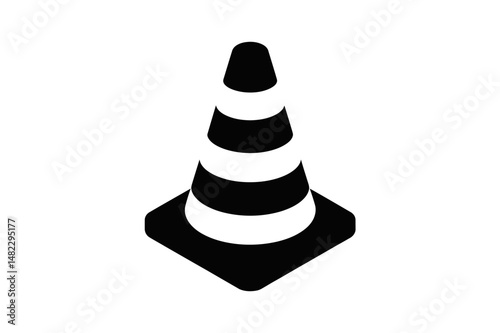 Traffic cone safety construction warning road hazard