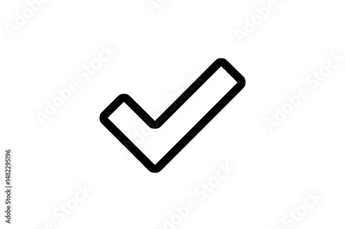 Check mark icon vector symbol sign tick approval ok