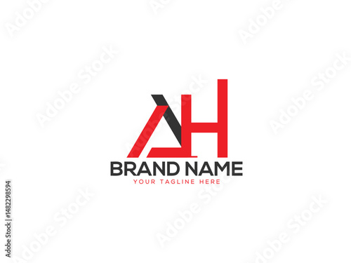 AH Letter Logo design Vector Art, Icons, and Graphics	
