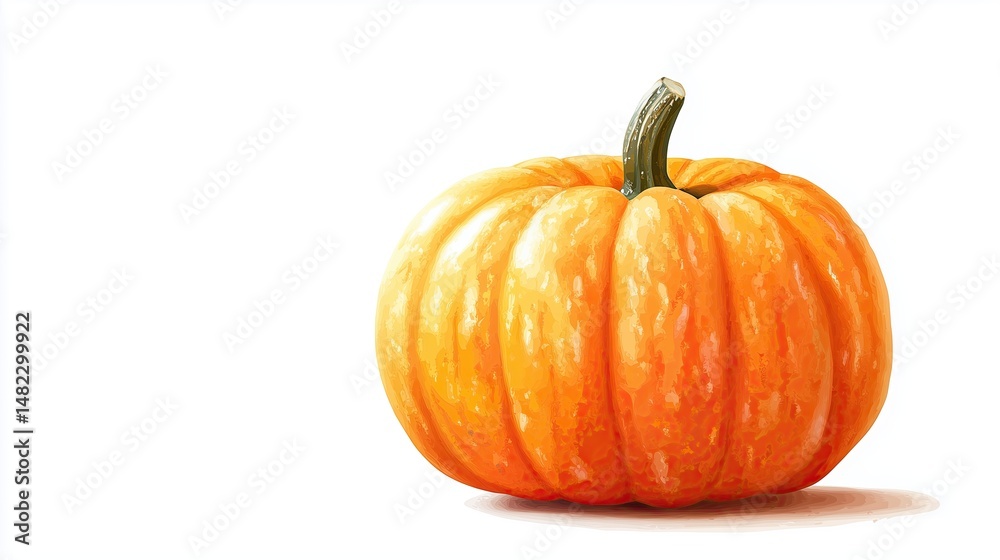 Fototapeta premium Realistic illustration, Different types of vegetables, isolated on white background