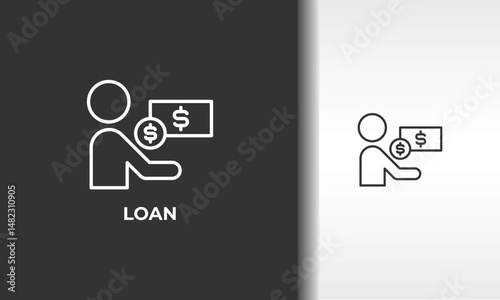 Loan Vector, Icon Or Logo Sign Isolated Symbol Illustration