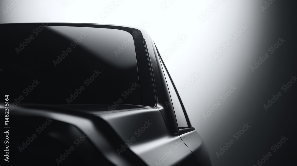Obraz premium Sleek silhouette of a modern vehicle showcasing innovative design and advanced engineering.