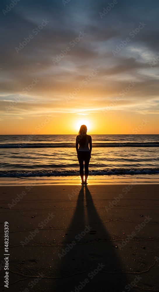 Fototapeta premium Golden Hour Silhouette
