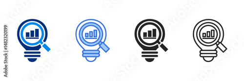 Opportunity  Icon Set Multiple Style Vector Illustration 