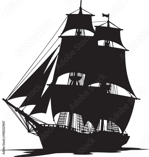 Ship Silhouette Vector | Nautical Vessel Clipart"

"Sailing Ship Illustration | Sea Travel SVG Design"

"Cargo Ship Silhouette | Marine Transport Vector"

"Pirate Ship Vector Art | Ocean Adventure Cli