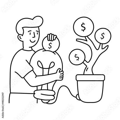 Saving vector outline illustrations. EPS 10 file