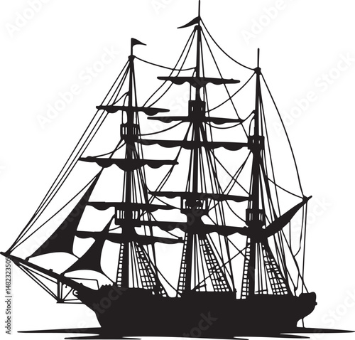 Ship Silhouette Vector | Nautical Vessel Clipart"

"Sailing Ship Illustration | Sea Travel SVG Design"

"Cargo Ship Silhouette | Marine Transport Vector"

"Pirate Ship Vector Art | Ocean Adventure Cli