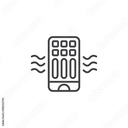 Air purifier vector Icon in trendy flat style isolated on white background