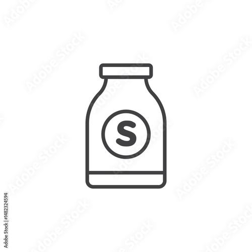 Solvent vector Icon in trendy flat style isolated on white background