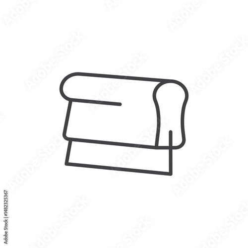 Print screen vector Icon in trendy flat style isolated on white background