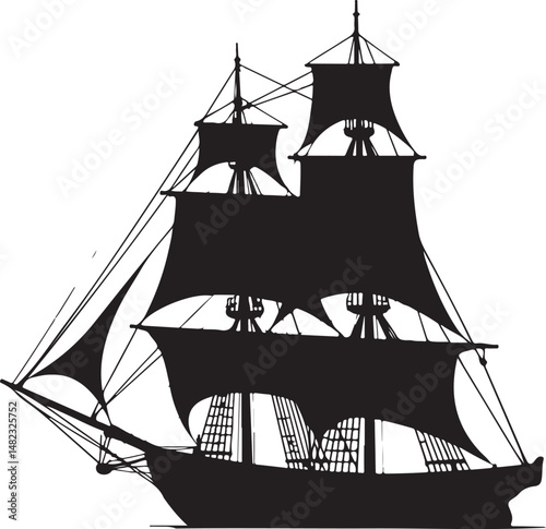Ship Silhouette Vector | Nautical Vessel Clipart"

"Sailing Ship Illustration | Sea Travel SVG Design"

"Cargo Ship Silhouette | Marine Transport Vector"

"Pirate Ship Vector Art | Ocean Adventure Cli